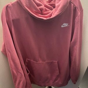 Women’s Nike funnel neck hoodie.